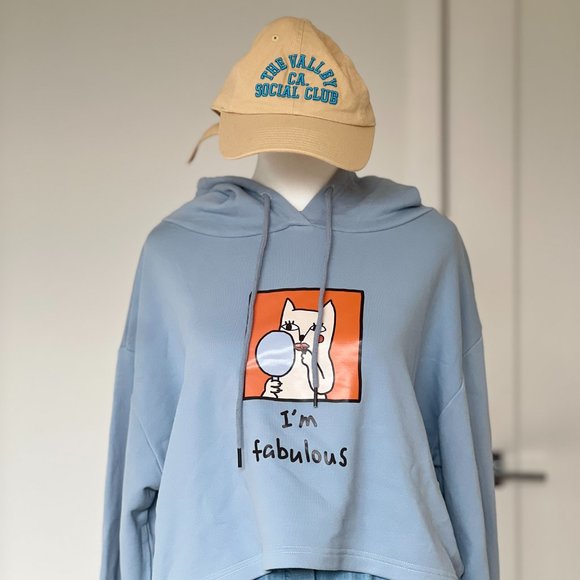 Cute Baby Blue Hoodie PROB - Picture 6 of 7